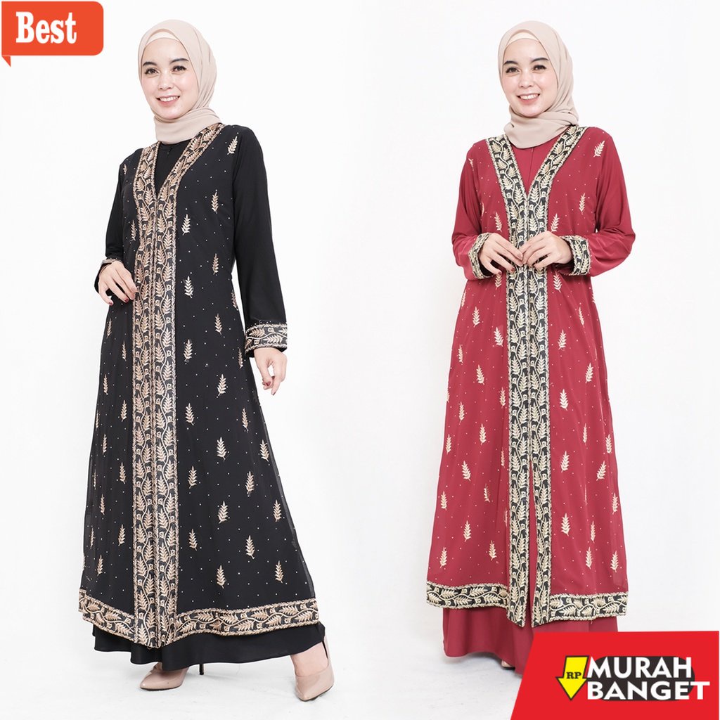 Gaya ala timur tengah di hari raya- Comera Fashion Baju Gamis Abaya Turkey Hitam Model Terbaru Abaya
