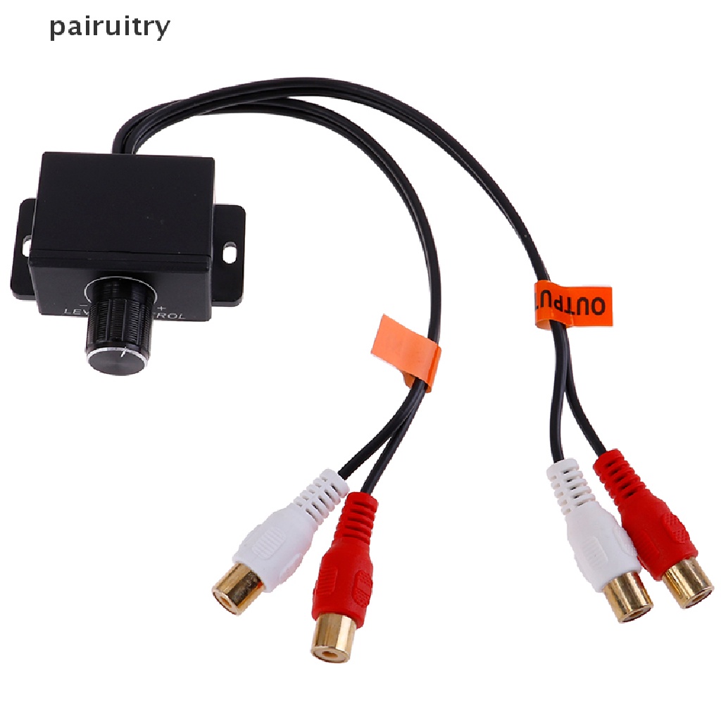 Prt Mobil Rumah Audio Amplifier Bass RCA Gain Level Pengatur Volume Knob PRT