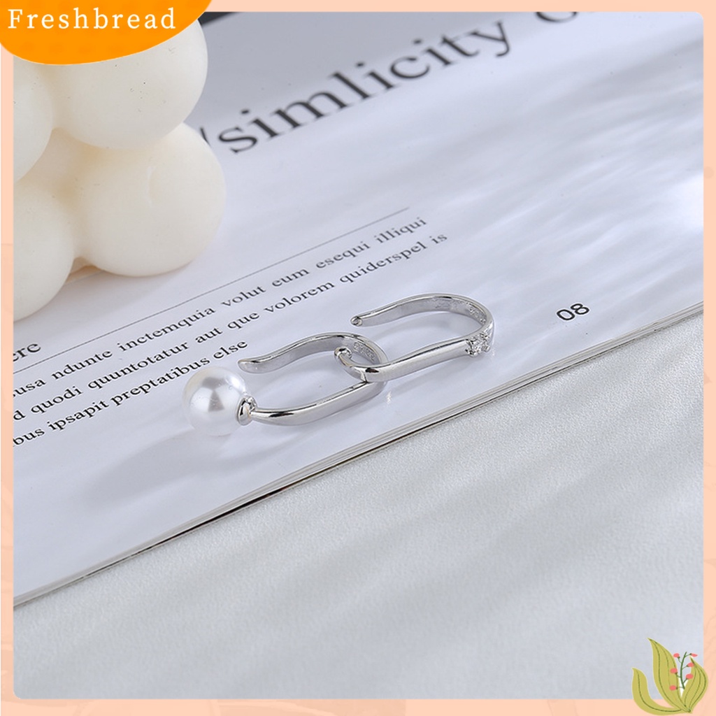 &lt; Freshbread &gt; 1Pc Anting Klip Permukaan Halus Bukaan Bland Anti Cacat Tahan Korupsi Warna Solid Tembaga Stainless Tanpa Tindik Klip Telinga Portabel