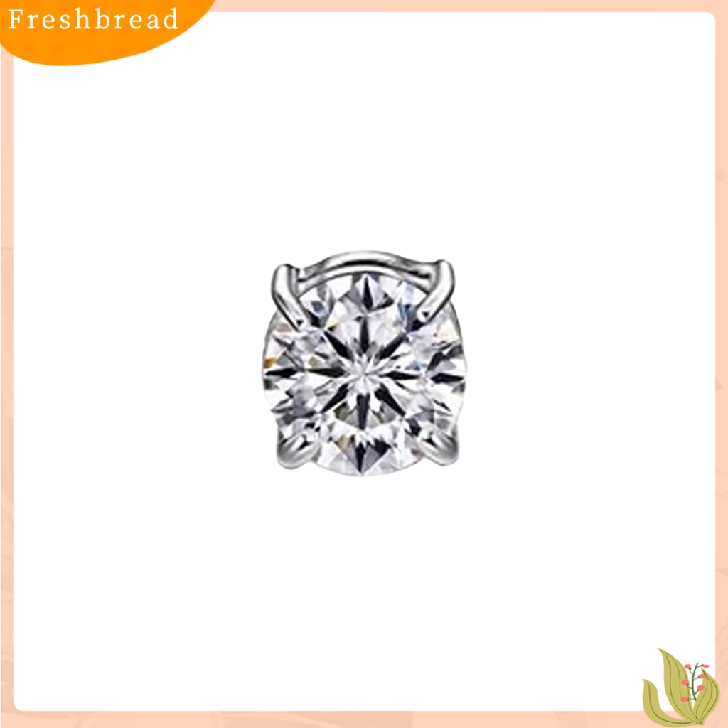 &lt; Freshbread &gt; 1Pc Klip Telinga Non Piercing Tidak Sakit ic Geometris Kilau Terang Wanita Pria Cubic Zirconia Klip Anting Perhiasan Dekorasi Hadiah Untuk Pesta