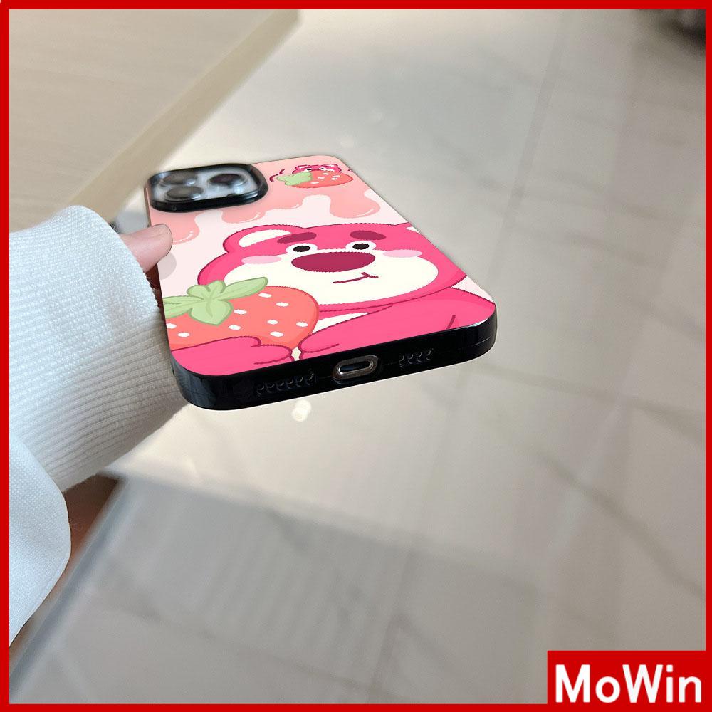 For iPhone 14 Pro Max iPhone Case Black Glossy TPU Soft Case Shockproof Protection Camera Cute Cartoon Compatible with iPhone 13 Pro max 12 Pro Max 11 xr xs max 7Plus 8Plus