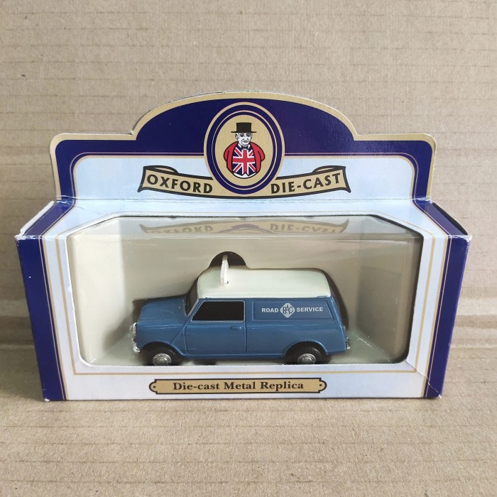 Oxford 1/43 Austin Morris Mini Panel Van Road Service Biru China