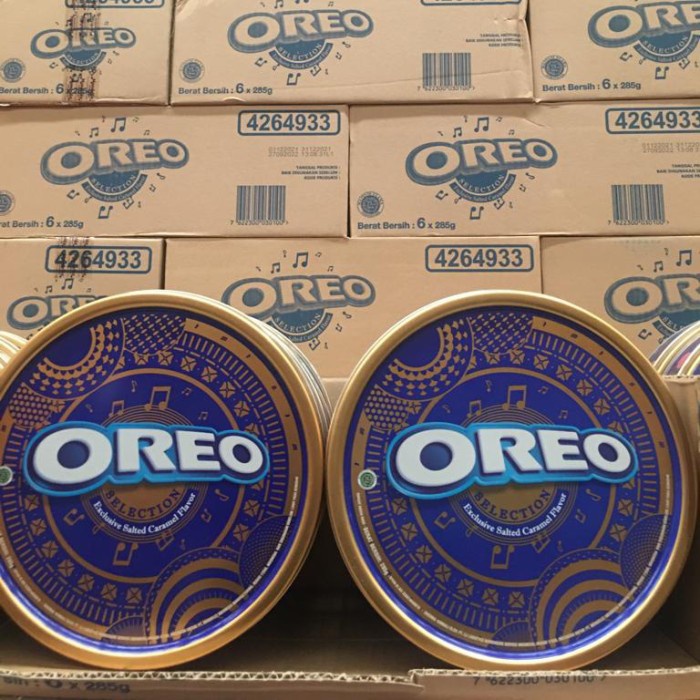 

oreo selection kaleng 285 gr kue kaleng biskuit lebaran