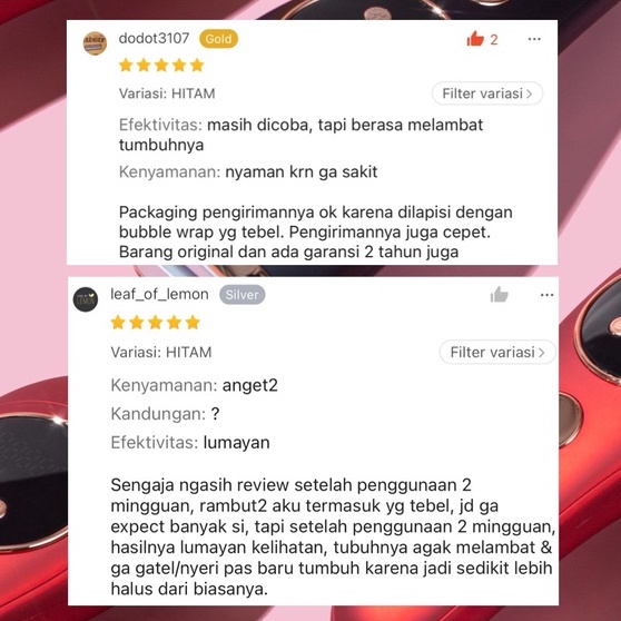 PREORDER SKNCARE IPL DINGIN ALAT PENGHILANG BULU PERMANEN 2TAHUN GARANSI/ ICECOOL IPL HAIR REMOVAL GARANSI 2 TAHUN