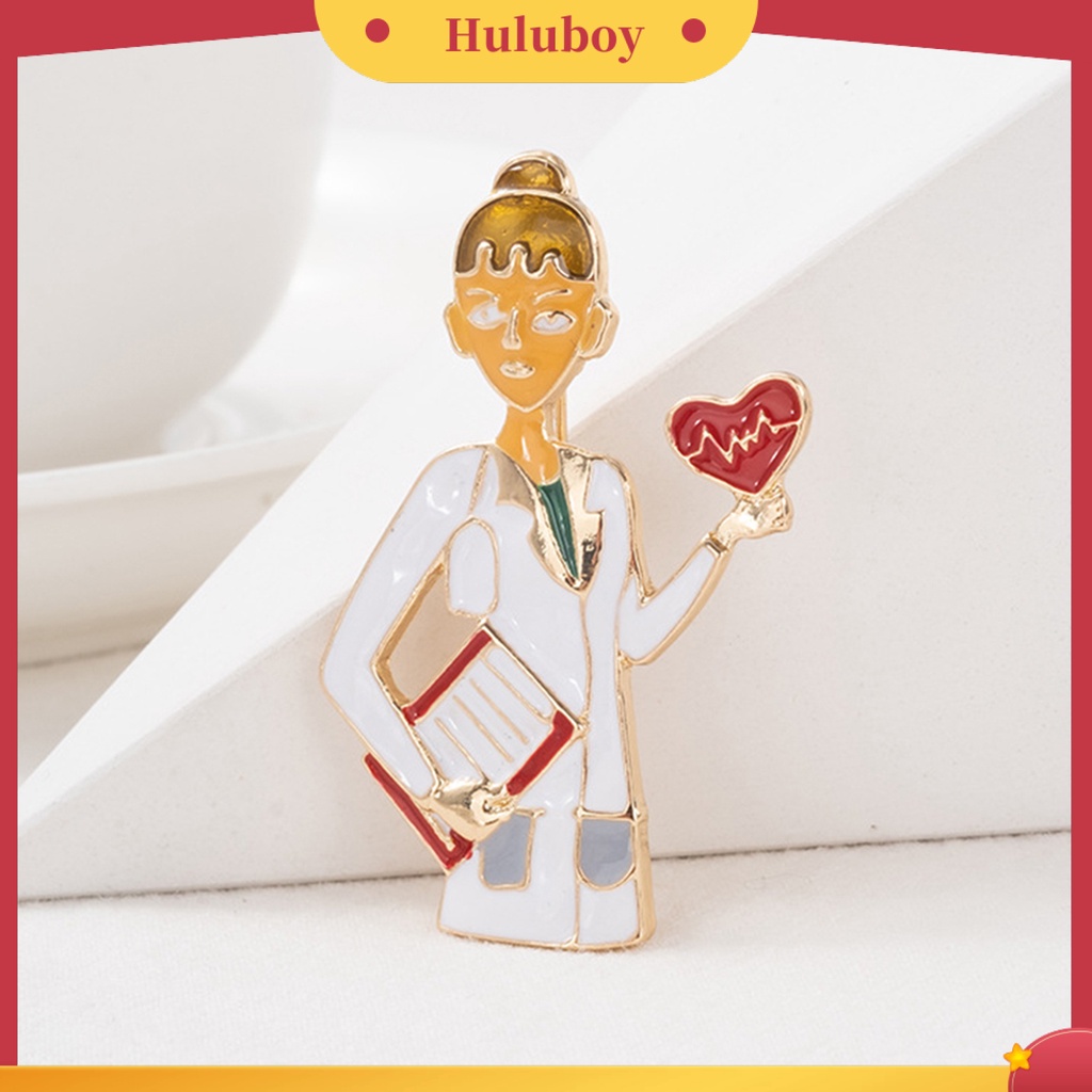 {Ready Stock} Kartun Hati Bros Pin Fashion Wanita Pria Pakaian Tas Dekorasi