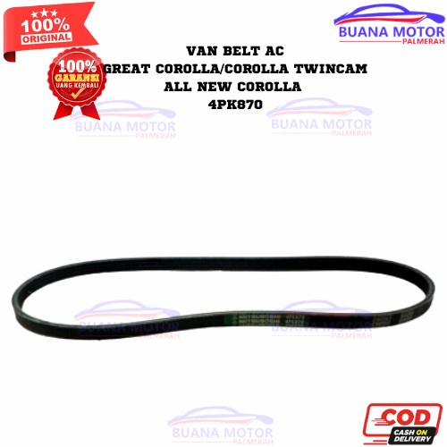 Van Belt Ac 4PK870 All New Corolla/Great Corolla Mitsuboshi