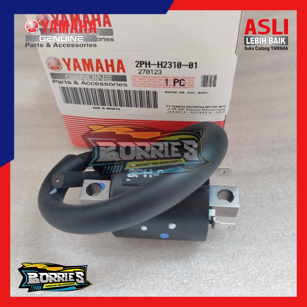 Koil Ignition Coil Mio M3 Mio Z Fino Xride Soul GT 2PH-H2310-01 Original Yamaha