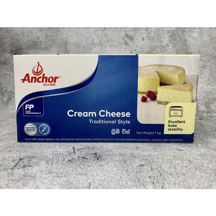 

[Ready Stock] Anchor Cream Cheese 1 Kg - Instan/Sameday