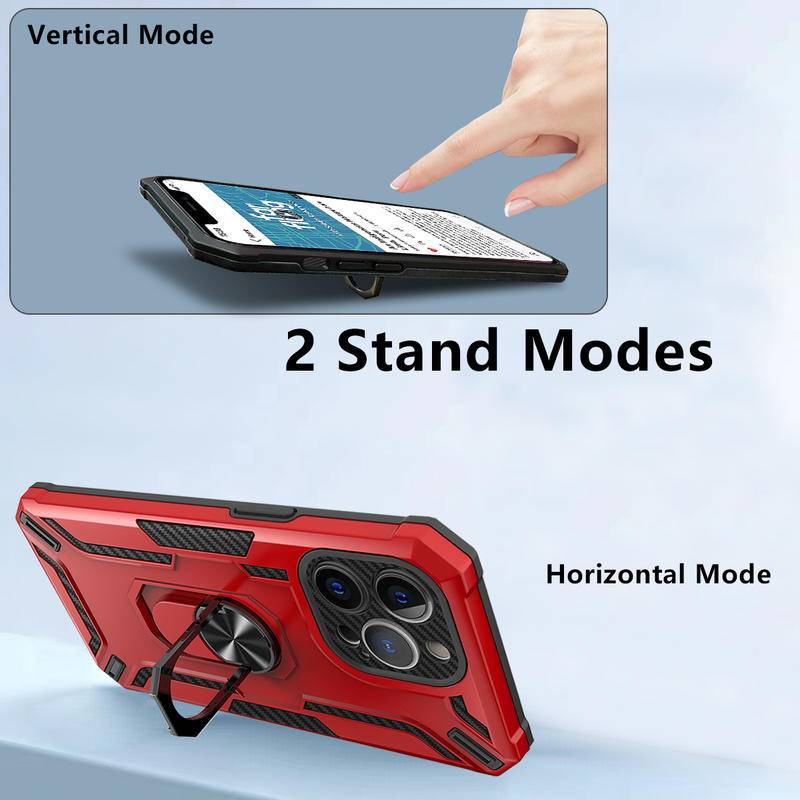 XIAOMI MI Case360 Cincin Berputar Metal Kickstand Holder Armor Heavy Duty Shockproof Case Untuk Xiaomi Mi13 12 11 Lite 10T 11T 12T Pro Redmi K30S K50 Ultra