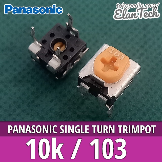 Trimpot 10k / 103 Panasonic Kuning Trimmer VR 10 Kilo Ohm Elantech