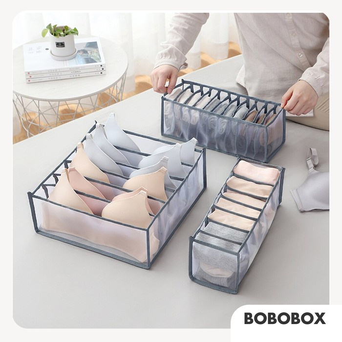 BOBOOX Kotak Penyimpanan Storage Box Organizer Baju Tempat 7 Sekat 2B