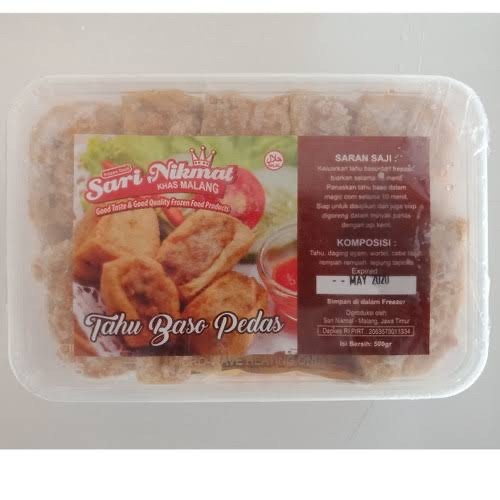 

Sari nikmat tahu bakso pedas 500 gr/ 10pcs