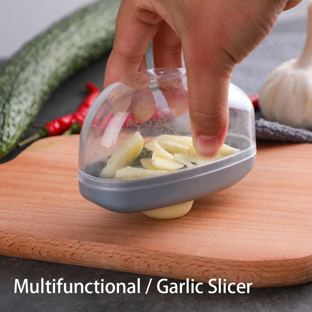 Manual Garlic Press Slicer Reusable Washable Onion Chopper Alat Pengiris Penghancur Pencacah Jahe Multifungsi