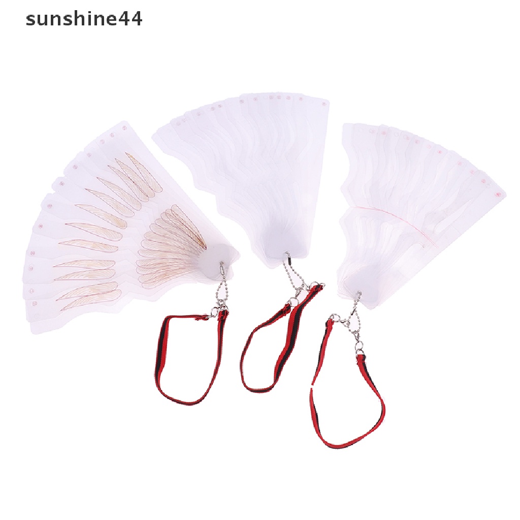 Sunshine 12gaya Pembentuk Alis Membentuk Stensil Grooming Pesona Template Makeup Tool Kit ID