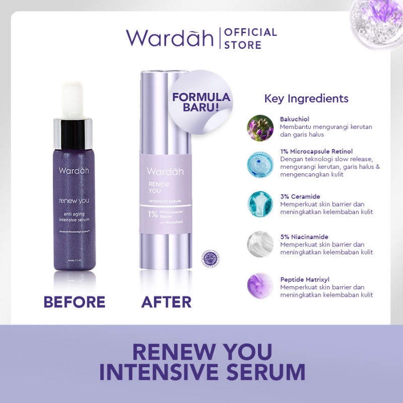 WARDAH Renew You Anti Aging Intensive Serum [ Amaze_Kosmetik ]