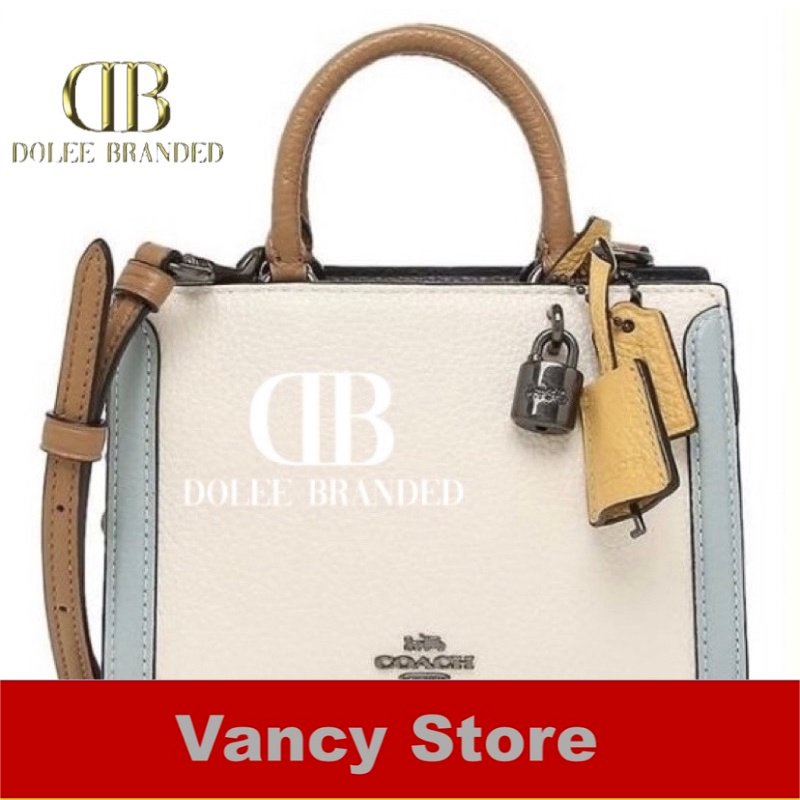 [100% ORIGINAL] COACH MICRO ZOE CROSSBODY IN COLORBLOCK COACH Tas