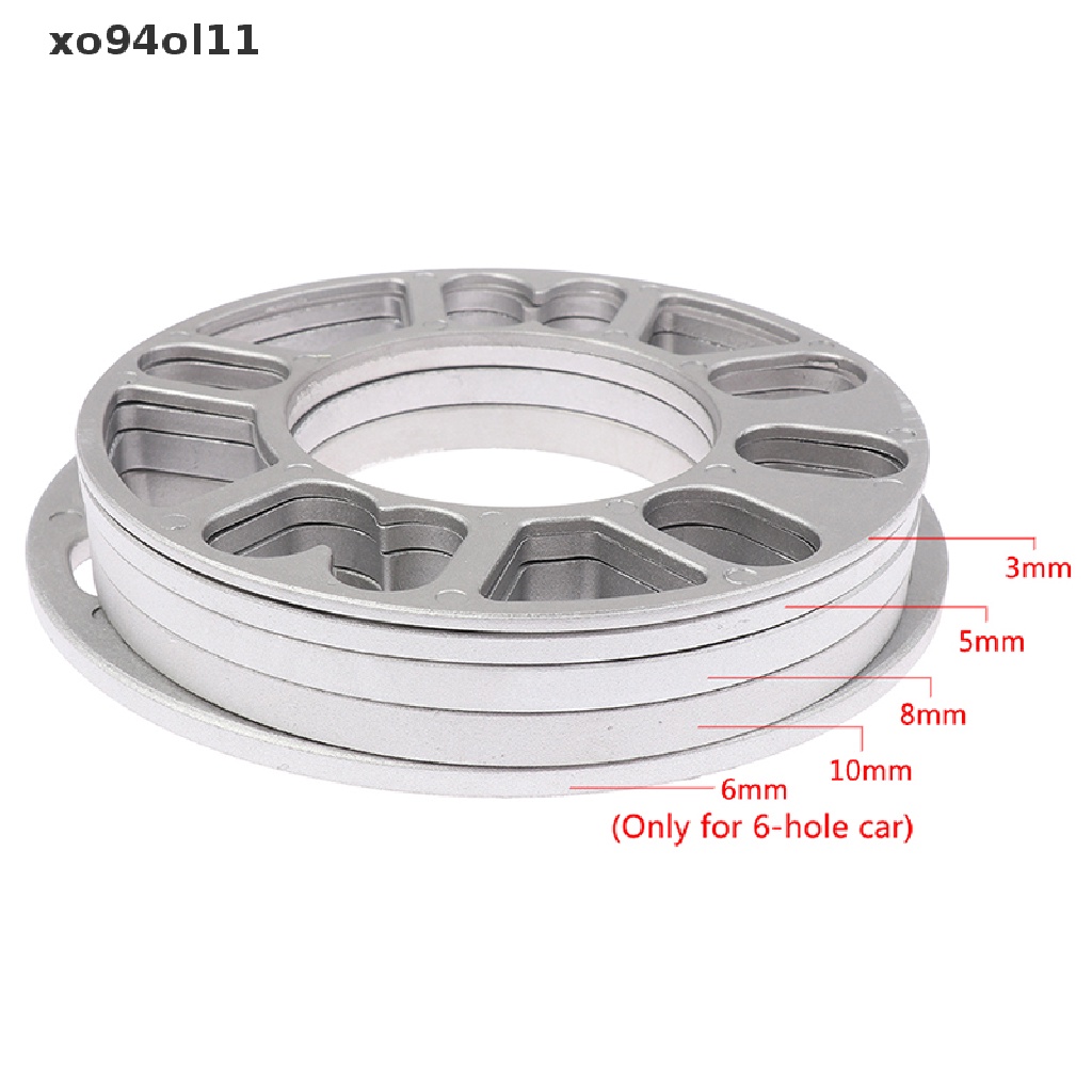 Xo 3 /5 /6 /8 /10mm Alloy Aluminium Mobil Roda Spacer Adaptor Shims Plat Aksesoris Mobil OL