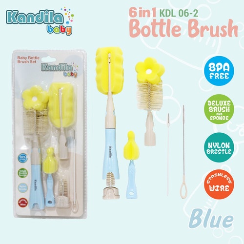 KANDILA ROTARY SOFT BOTTLE BRUSH SIKAT BOTOL BAYI KDL06-8