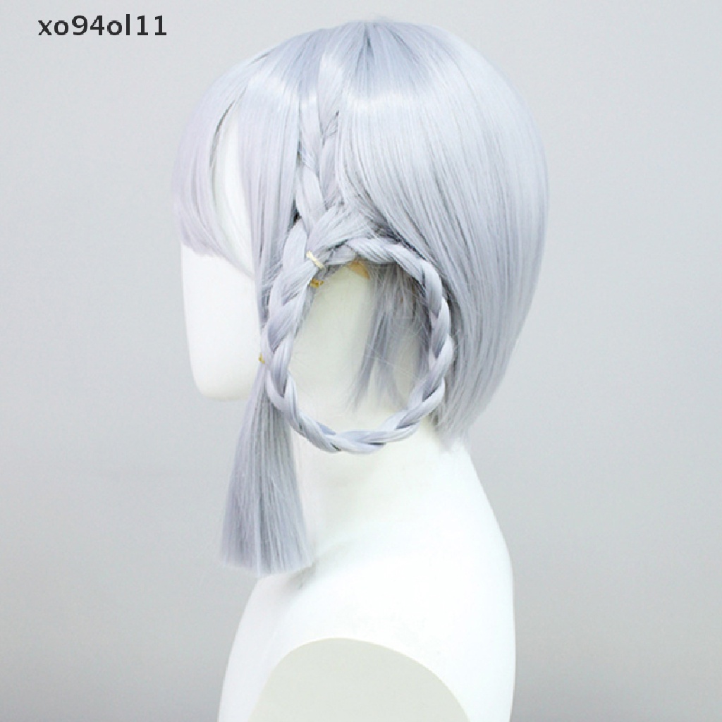 Xo Genshin Impact Kamisato Ayaka Cosplay Wig Baru Kulit Dikepang Wig Cosplay Anime Wig Rambut Palsu Sintetis Tahan Panas OL