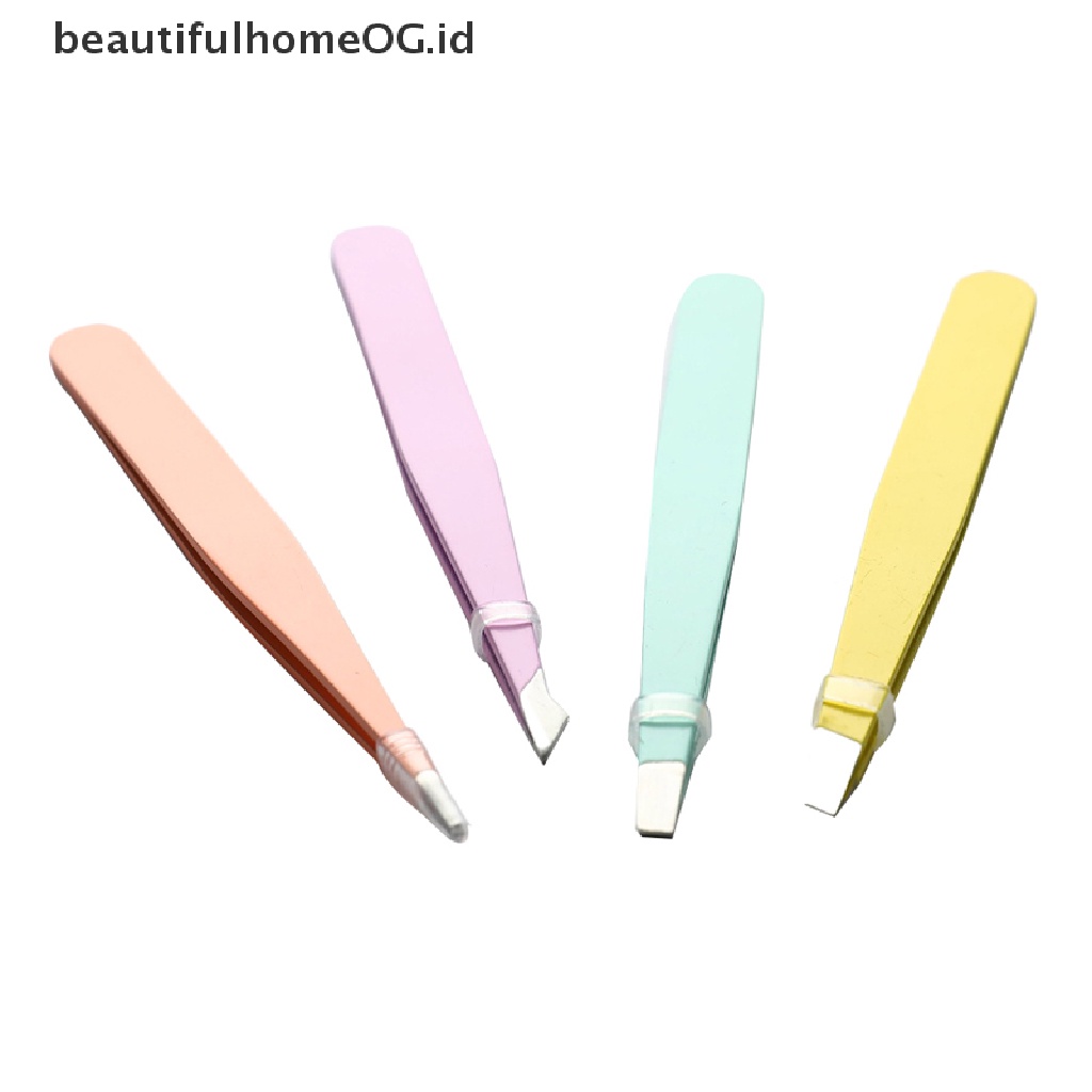 // Lebaran// Pinset Penghilang Bulu Stainless Steel Pinset Alis Makeup Alat Kecantikan **