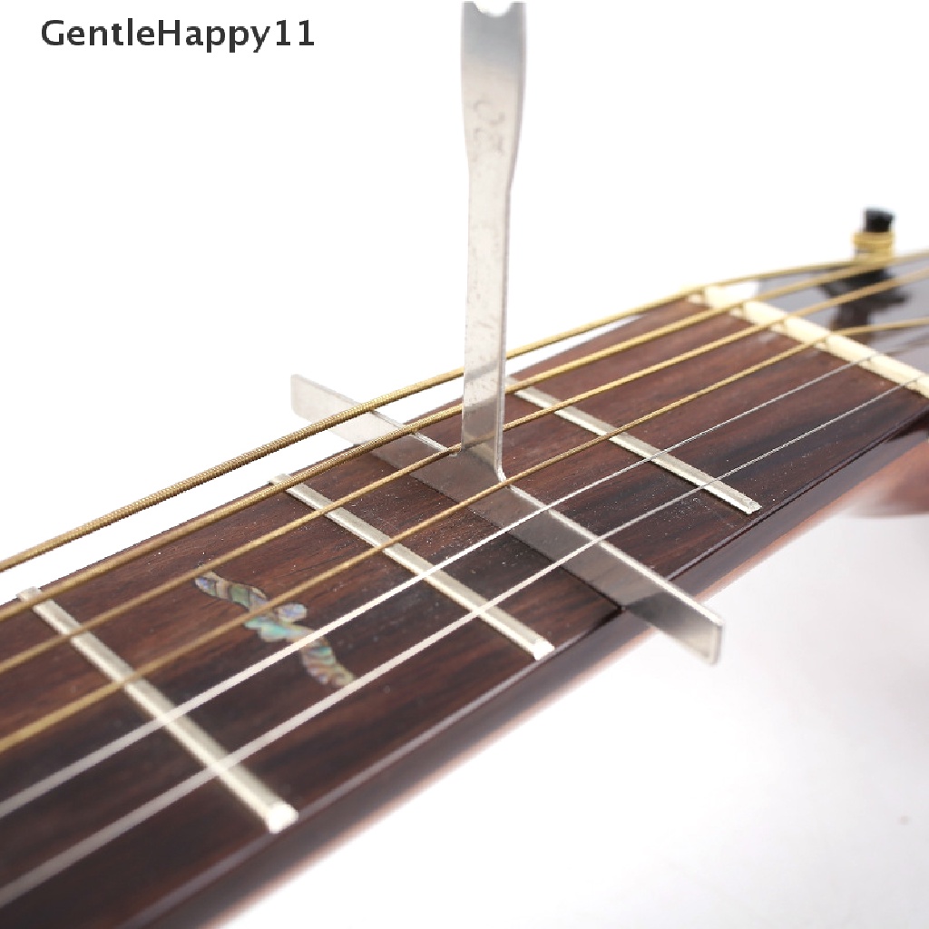 Gentlehappy 9pcs Understring Radius Measure Bass String Pengukur Gitar Perbaikan Mengukur Bentuk T id