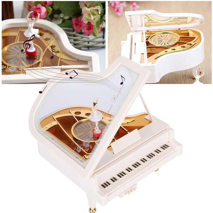 Pajangan Kotak Musik Music Box Piano Ballerina The Classical Piano