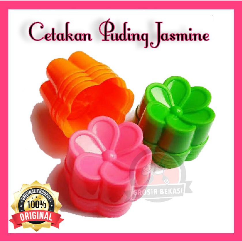 KH Cetakan Agar Jasmine (12 pcs) / Cetakan Kue