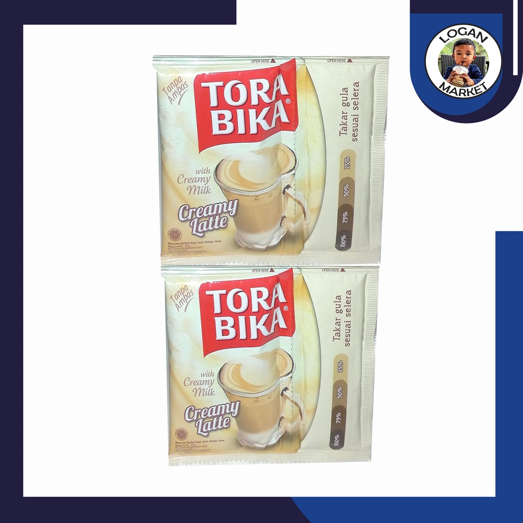 Torabika Creamy Latte Renceng 25gram 25 gram 10 Sachet Pcs 10Pcs