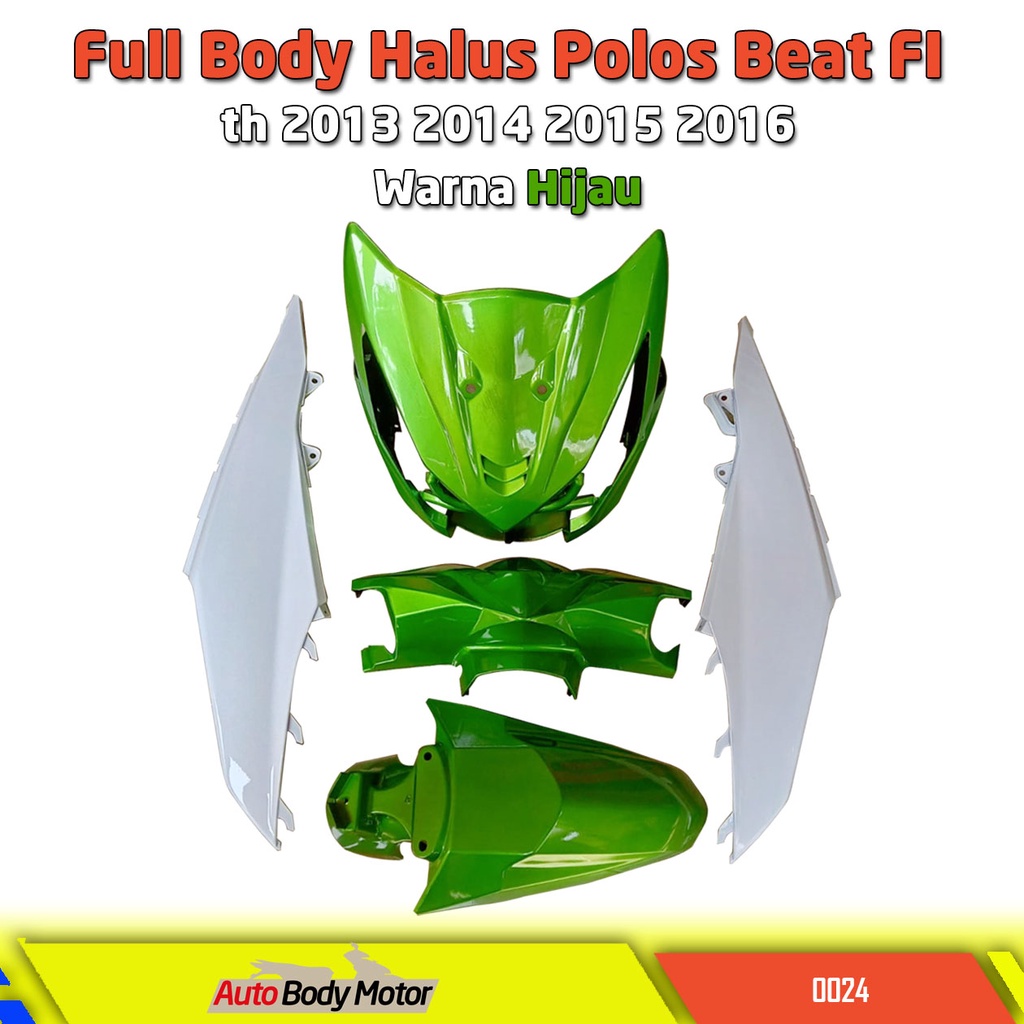 24 Full Body Halus Polos Beat FI 2013 2014 2015 2016 Warna Hijau