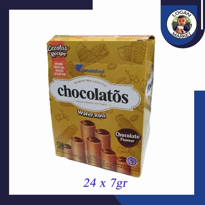 

DELPH- Gery Chocolatos Wafer Roll 24 Pcs 24Pcs 9gram 9 gram TERMURAH