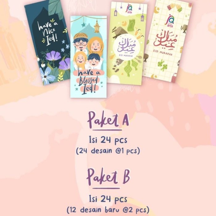 

Ready Amplop Lebaran Original by Jilbab Arfa Angpao THR Lebaran - PAKET B