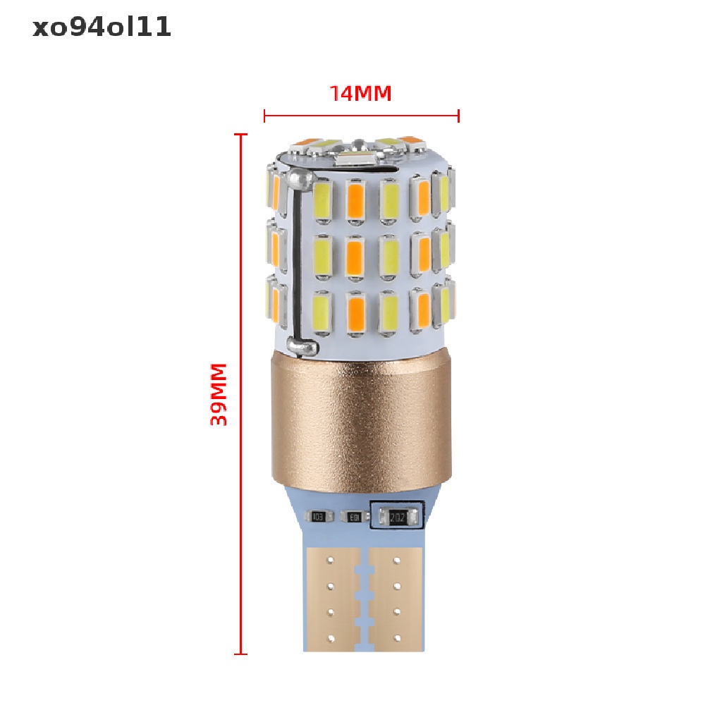 Xo Lampu Sein LED Motor Mobil Dual Mode T10 Signal/Lampu Taman Warna Amber-Putih OL