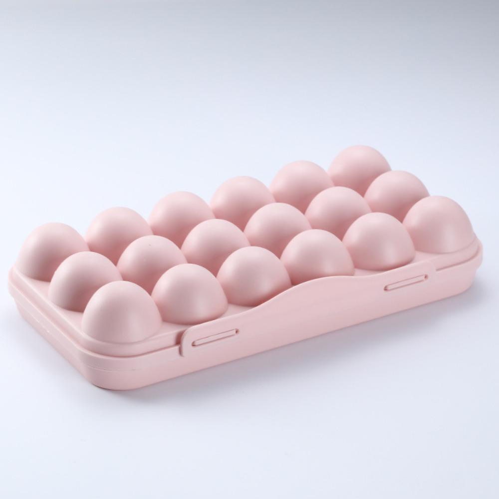 Popular Eggs Box New12/18 Grids Kotak Penyimpanan Telur Makanan Kulkas