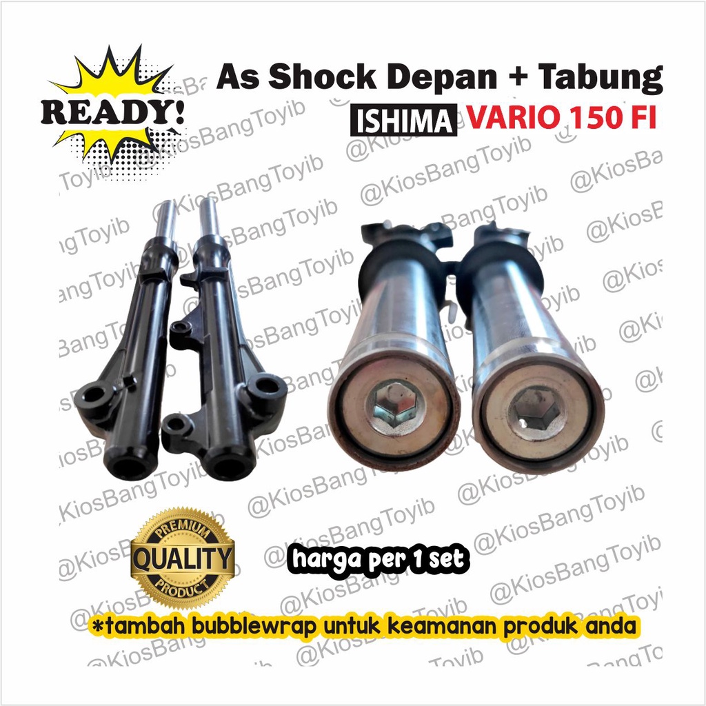 As Shock Skok /Shockbreaker Depan + Tabung Honda VARIO 150 FI (Ishima)