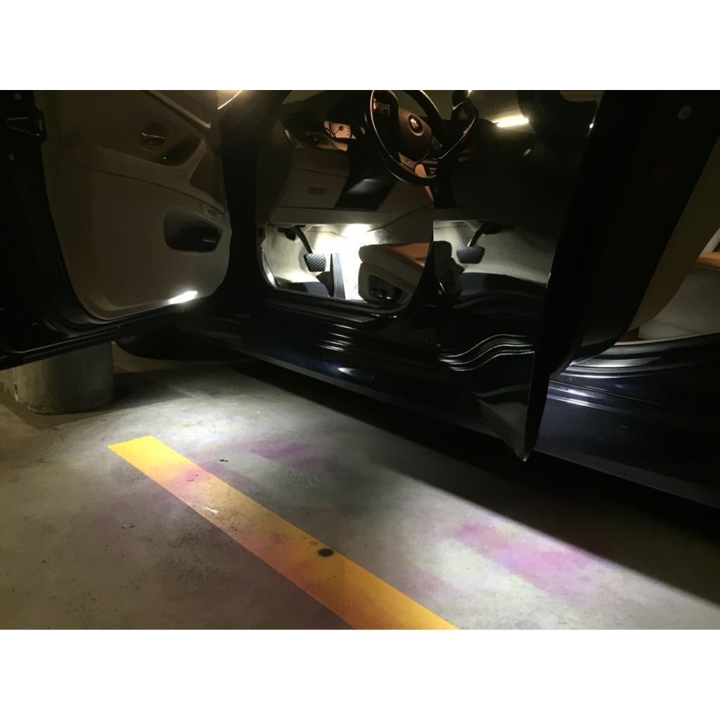 2pcs Putih LED Milik Footwell Under Door Light Lampu Selamat Datang Untuk BMW E39 E52/Z8 E53/X5