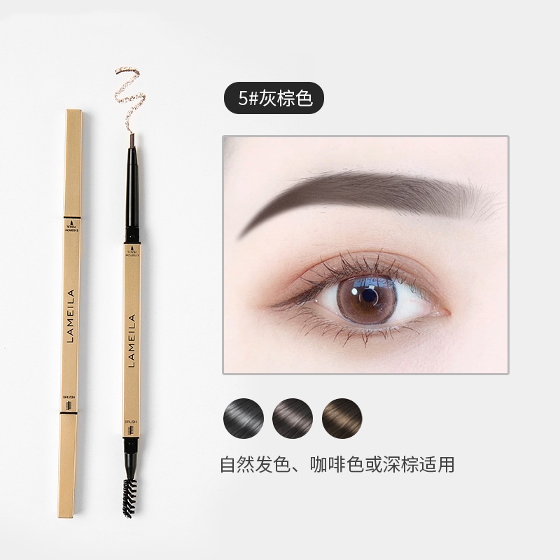 Mysterygirl - (COD) Lameila 7 Colors Double Heads Eyebrow Pencil Lasting Eyebrow Pen (Waterproof)
