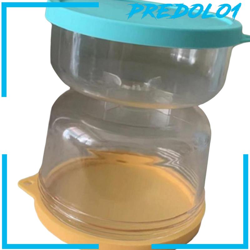 [Predolo1] Olive Hourglass Jar Toples Jam Pasir Acar Anti Bocor Untuk Wortel Buah Bawang