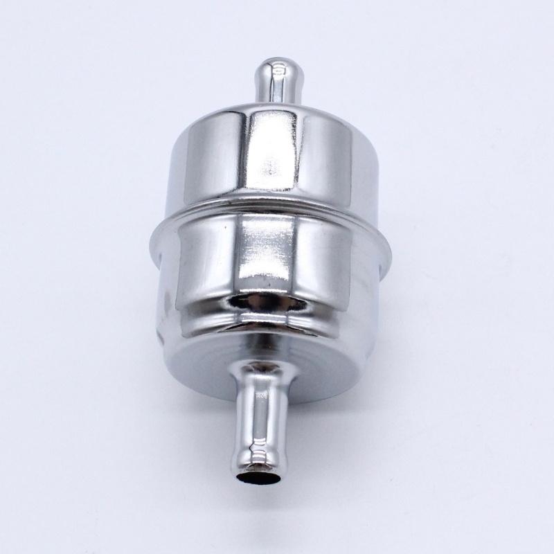 Sun Tabung filter Bahan Bakar Mobil-Chrome Plated 3selang 8inch Ffc10019746 Untuk Chevy-Ford