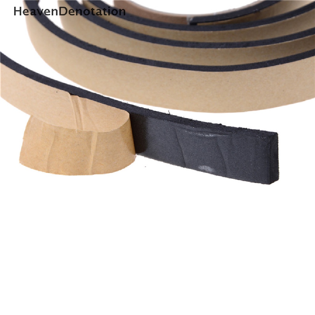 [HeavenDenotation] 2m Hitam Satu Sisi Self Adhesive Foam Tape Sticker Lebar 20mm x Tebal 5mm HDV