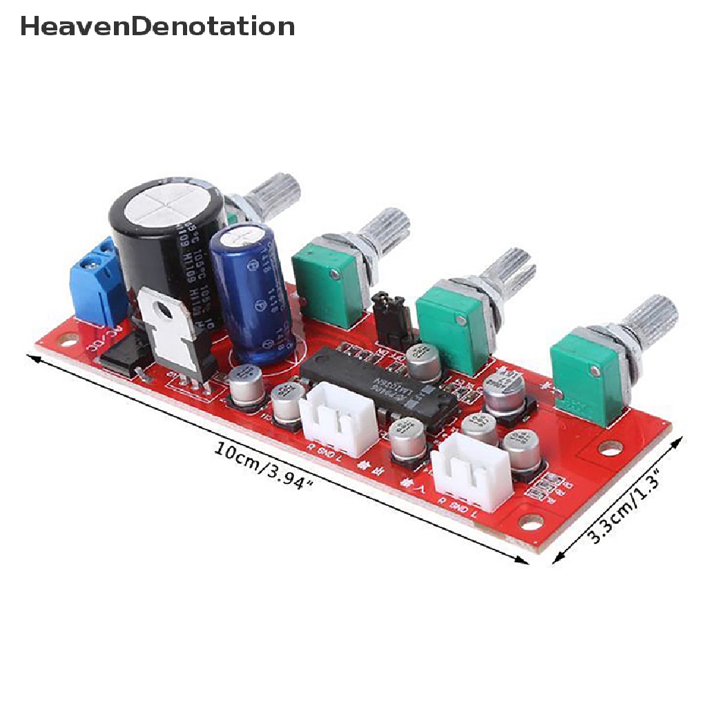 [HeavenDenotation] Lm1036 tone board Potensiometer Terpisah treble bass balance Kontrol volume new HDV