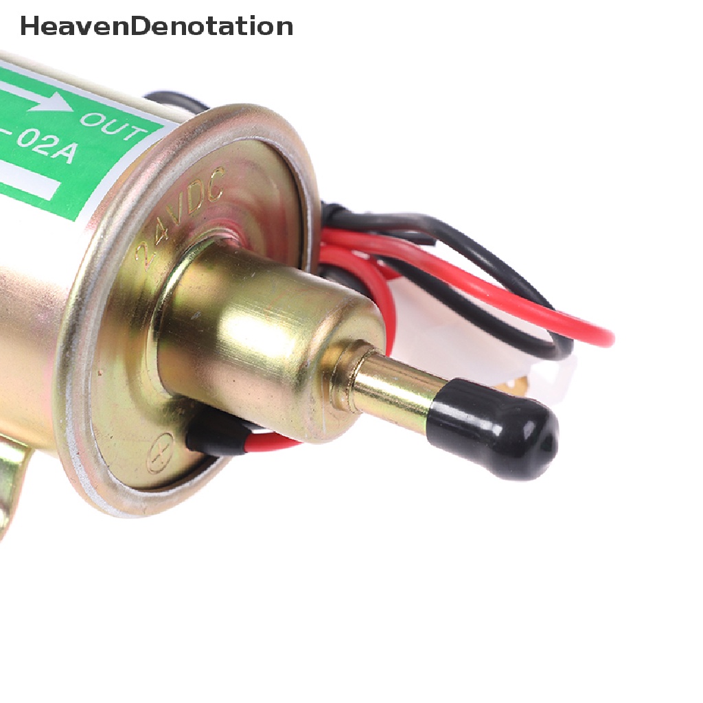 [HeavenDenotation] Pompa Bahan Bakar Listrik Bensin Solar Universal HEP-02A 12V 24V Motor HDV