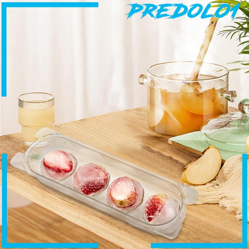 [Predolo1] Sphere Ice Maker Food Grade Reusable Ice Cube Tray Untuk Minuman Bir Limun