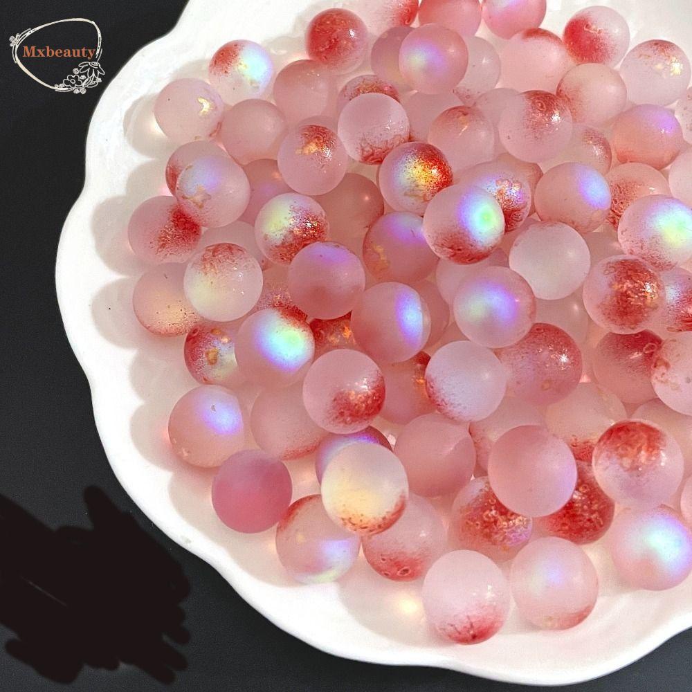 Mxbeauty Kaca Kelereng Bola Mainan Anak Tidak Berpori Charms Colorful Glass Dekorasi Rumah DIY Handmade Bahan Fish Tank Vas Decor