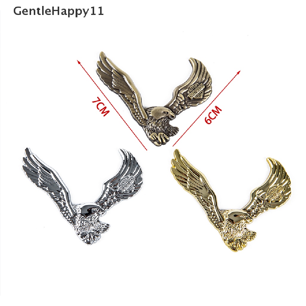 Gentlehappy 3D Metal Stiker Mobil Eagle Emblem Badge Auto Body Decals Motor Mobil Decor id