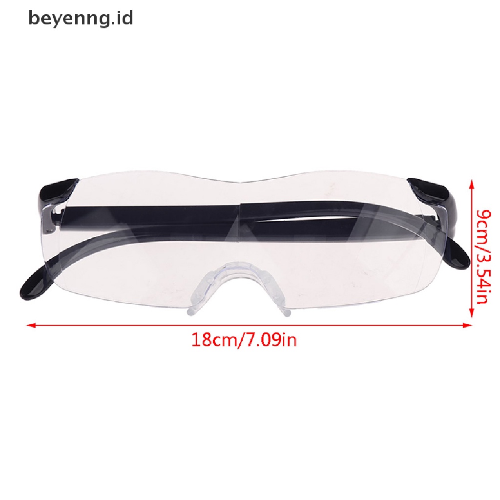 Beyen Kacamata Pembesar 250derajat Presbyopic Lupa Spectacles Portable Reading Glass ID