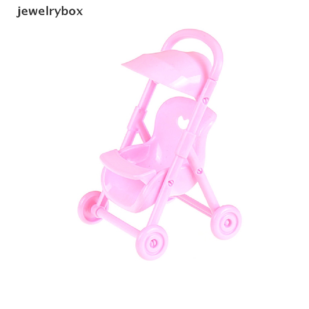 [jewelrybox] Kelly Doll Stroller Trolley Nursery Furniture Mainan Gadis Hadiah Butik