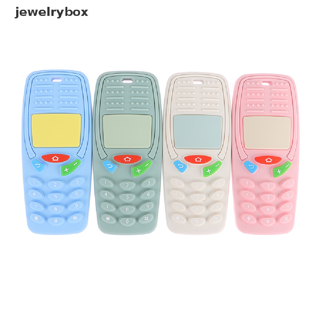 [jewelrybox] Mainan Gigi Bayi Silikon Mainan Mengunyah Bentuk Remote Control TV Untuk Butik Mainan Anak Perempuan