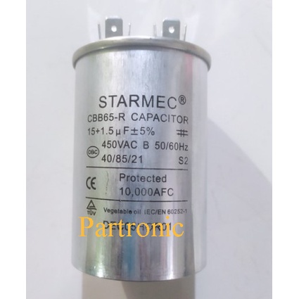 Kondesator AC / Capasitor 15uf / KAPASITOR AC 15uf