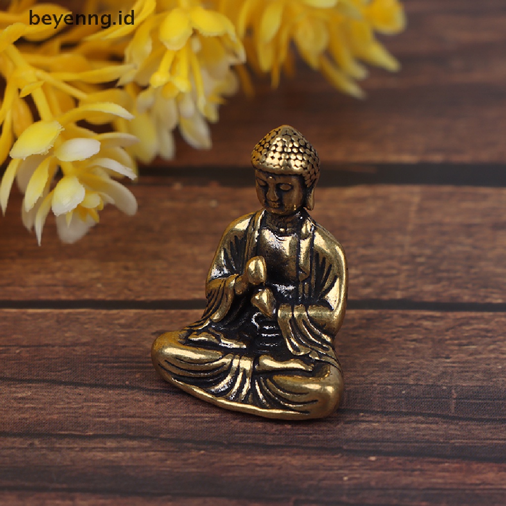 Beyen Maitreya Buddha Satue Taman Dekorasi Rumah Crafs Miniatur Fingure Hadiah ID