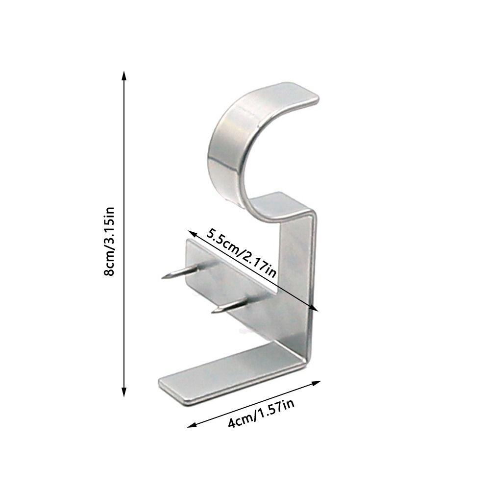 Ly Bracket Batang Gorden Penyangga Perangkat Keras Klip Kusen Jendela Kamar Mandi